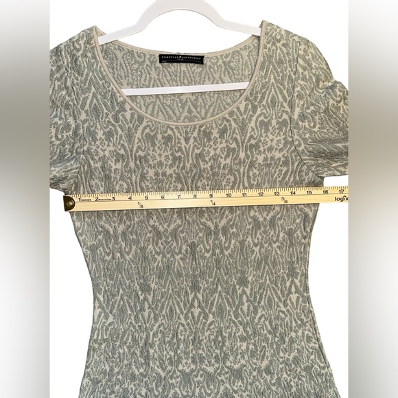 Peruvian Connection‎ Quarter Sleeve Midi Dress 100% Pima Cotton Floral Sz Small - Picture 4 of 6